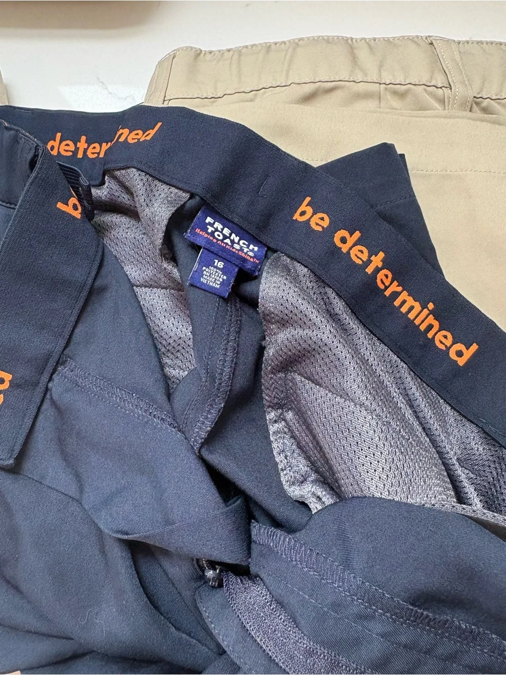 Boys uniform shorts